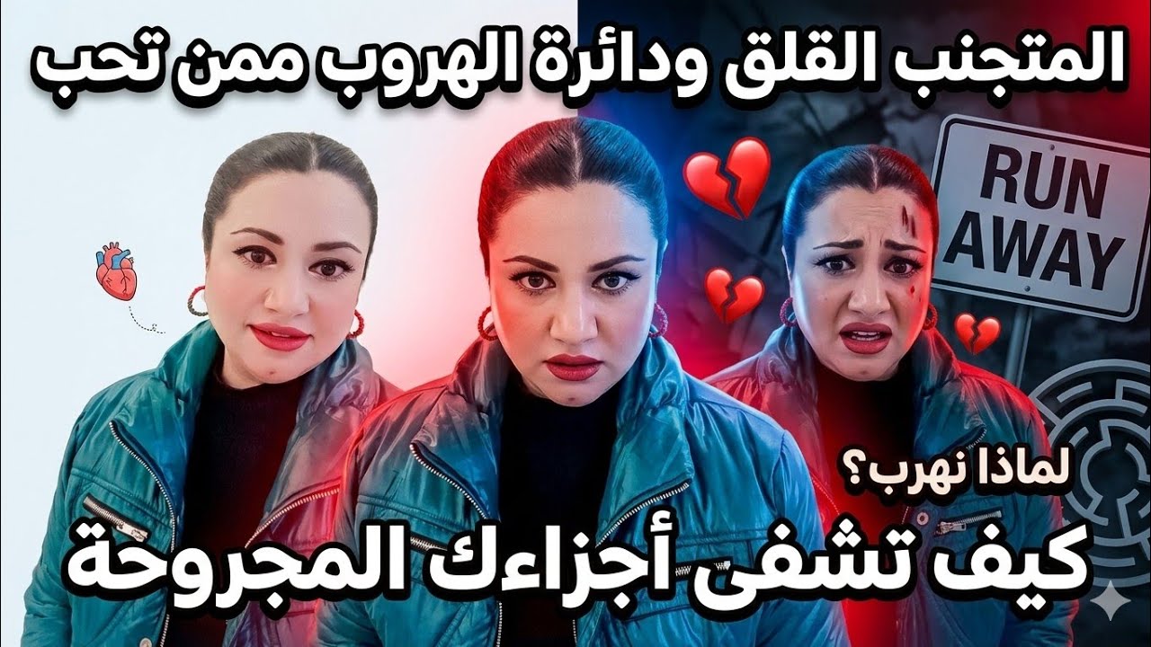 المتجنب القلق ودائرة الهروب ممن تحب / كيف تشفى أجزاءك  المجروحة 