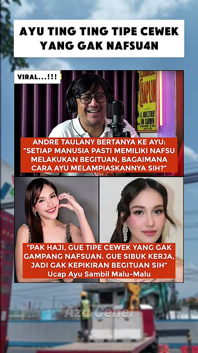 #viral #news Ayu Ting Ting tipe cew3k yang nggak nafsu4n