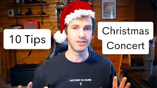 10 Tips for Christmas Concert Planning