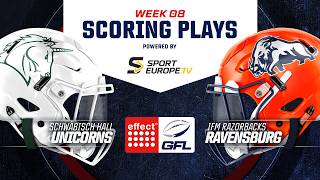 Schwäbisch Hall Unicorns vs. ifm Razorbacks Ravensburg | Highlights-effect® ENERGY GFL, Week 8 |SETV