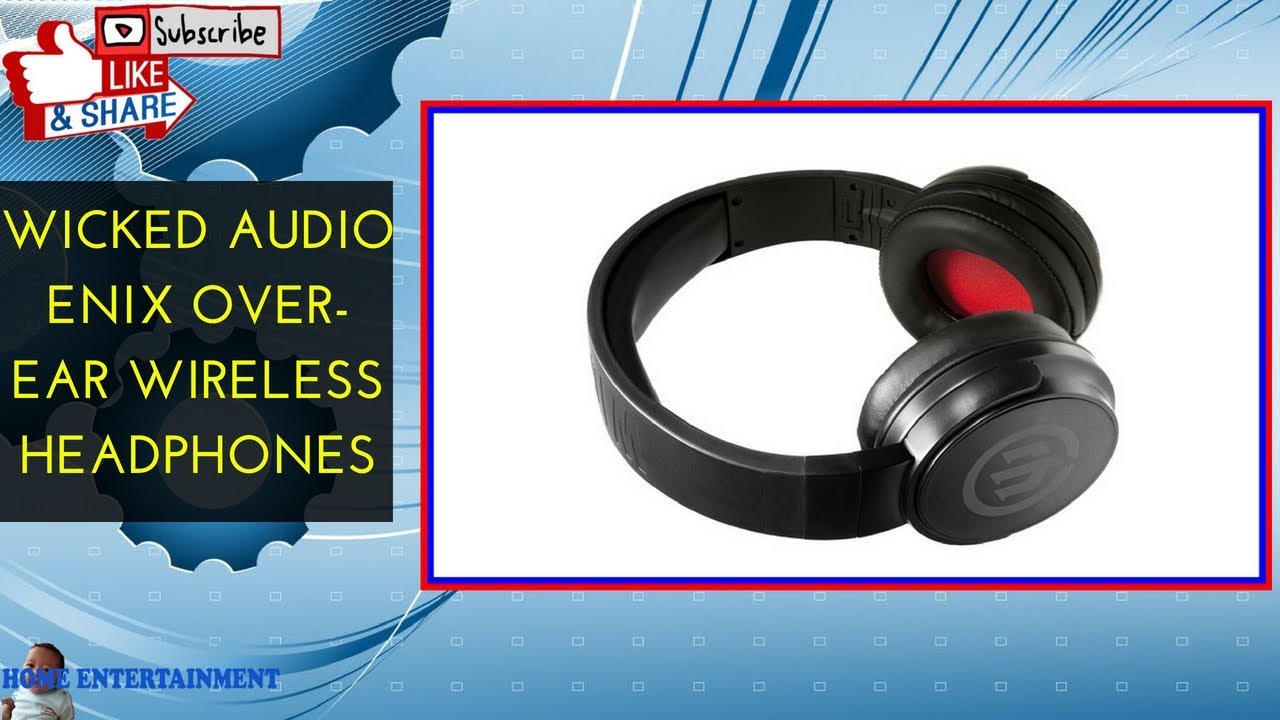 WICKED AUDIO ENIX OVER EAR WIRELESS HEADPHONES YouTube