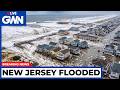 JERSEY SHORE HIT by COASTAL FLOODING — Water Trapped in Bays for 4 DAYS