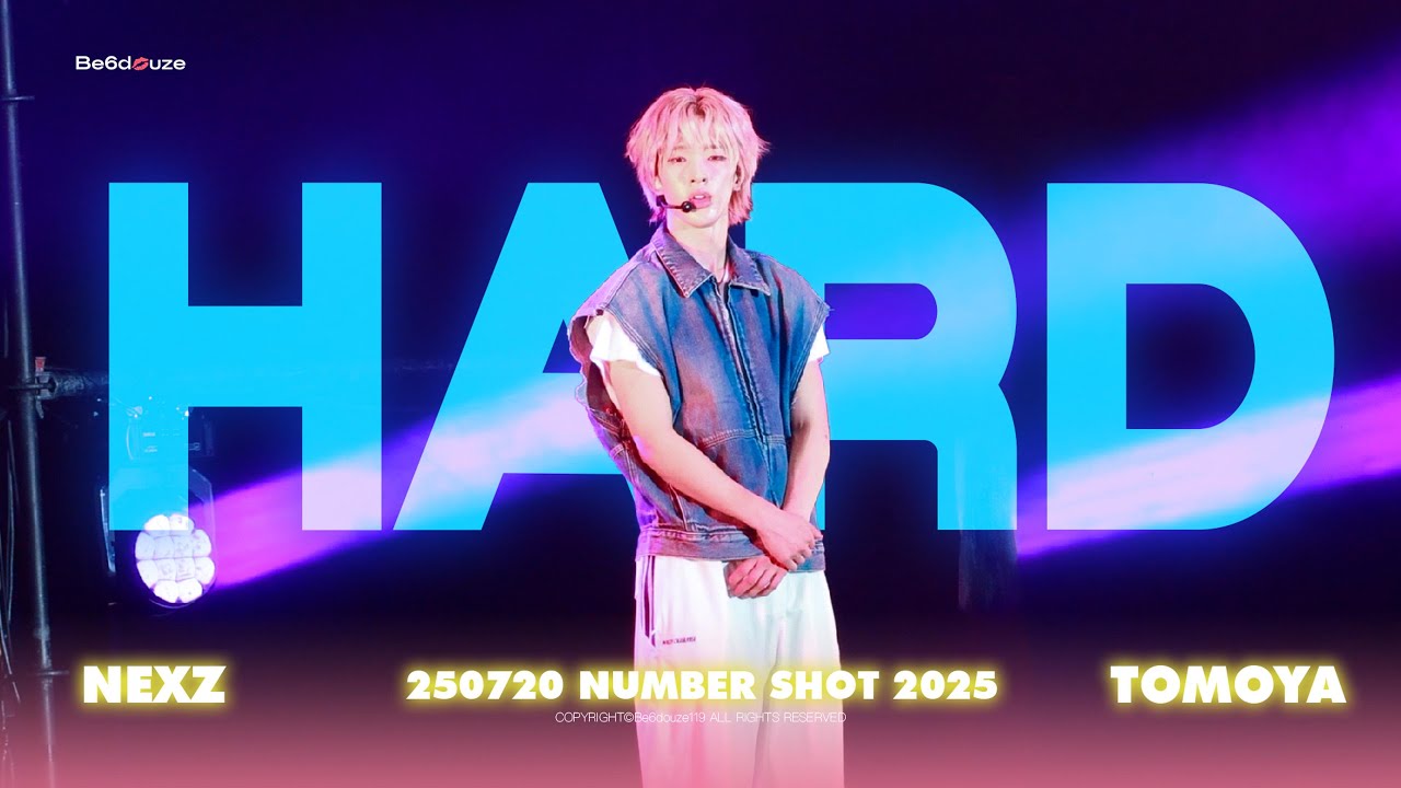 NEXZ TOMOYA」250720 HARD 토모야 직캠 NUMBER SHOT 2025 in FUKUOKA