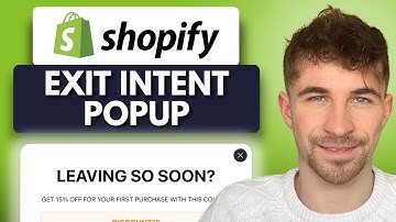 How to Add an Exit Intent Pop Up to Shopify (2025)