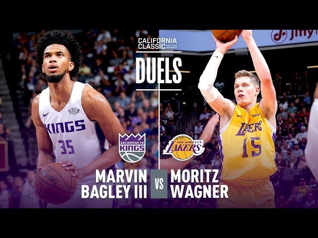 Marvin Bagley & Moritz Wagner Duel In 2018 NBA Summer League Debut!