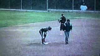 Sammi Gyerman Is Just Too Quick, Steals Second Base Easily