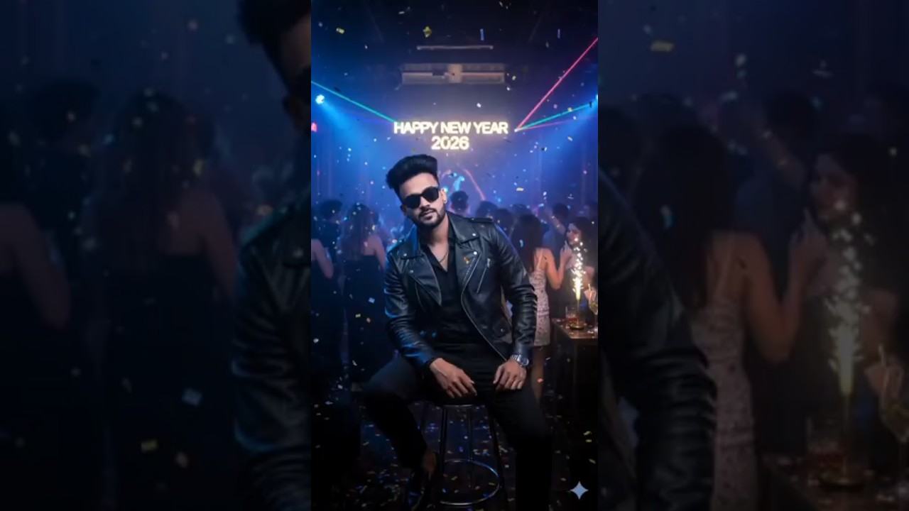 Happy New Year Gemini Photo Prompt / New Year Ai Photo / New Year Celebration photo 