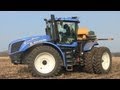 Galusha Farm, New Holland T9.450 Tractor and Soil Warrior on 12-2-2012