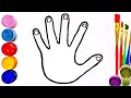 Bolalar uchun oson qo‘l rasmini chizish / Легкий рисунок для детей  / Easy hand drawing for kids