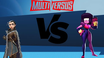 Arya Stark VS Garnet - Multiversus Gameplay