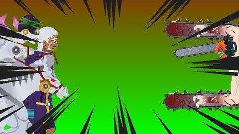 enrico pucci(made in heaven) vs chainsaw man | stick nodes animetion