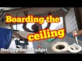 Fitting CEILING PANELS in a narrowboat on my own - the EASIEST way I could! Boating On A Budget