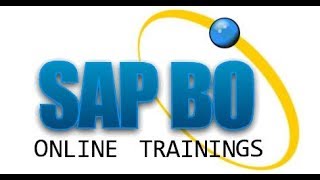 SAP BO Online Training  for beginners