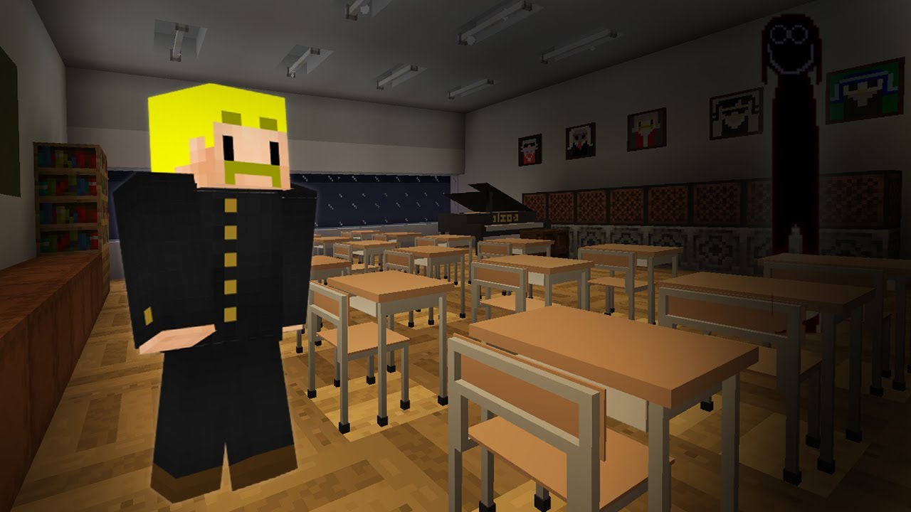 【マイクラ】怪奇現象だらけ！？恐怖の学校からの脱出！