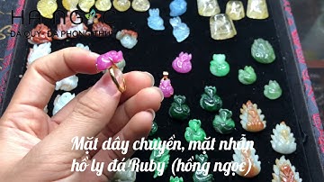 Mặt dây chuyền, mặt nhẫn hồ ly đá Ruby (Hồng Ngọc) may mắn tình duyên