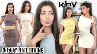 PRETTY LITTLE THING ARE SELLING KHY DUPES!? *SUMMER CLOTHING HAUL*