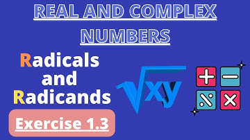 Concept of radicals and radicands | Exercise 1.3 | Class 9 Sindh Board