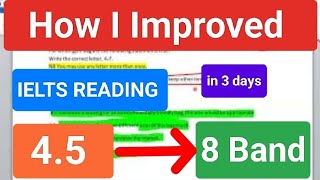 IELTS Reading// How I Improved ielts Reading// Ielts reading tips and tricks 