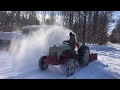 #49 Ford 8N Plowing Snow and Squirrel Problems