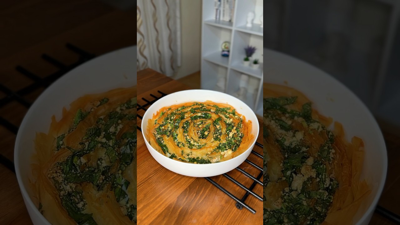 Baklava yufkasından börek yapıyorum