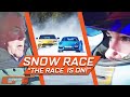 Jeremy Clarkson & Abbie Eaton Race Around An Interestingly Shaped Snow Race Track | The Grand Tour