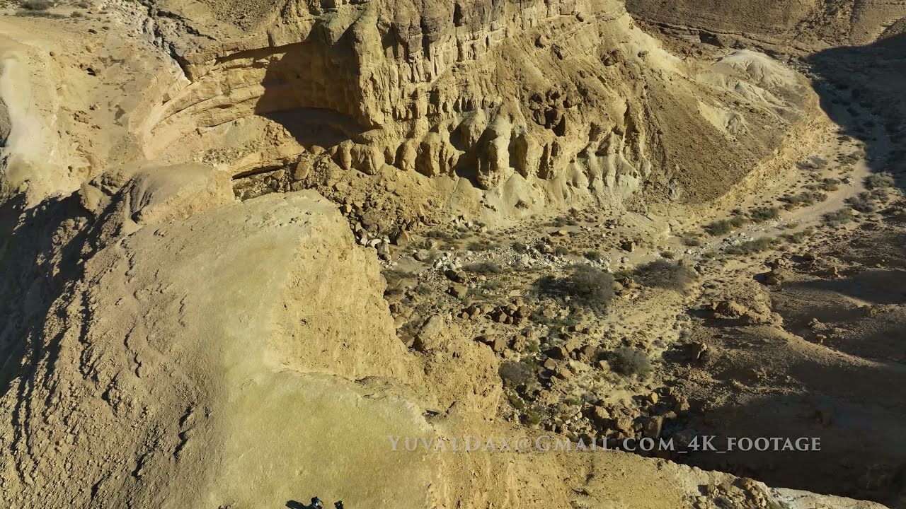 נחל חתירה , עין ירקעם, מעלה פלמ''ח צילום אוירי