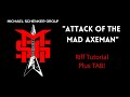 Michael Schenker Attack of The Mad Axe Man Riff Lesson Plus TAB!