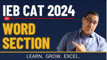 🔥IEB CAT Practical 2024 – Word Section Explained Step-by-Step | With Mr. Hambury