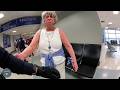 Scammer Karen Gets A Big Surprise Before Takeoff | Karens Getting Arrested By Police