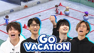 ４人でリゾート行ったらこんな感じ!?本気で楽しむミニゲーム大会【GO VACATION】