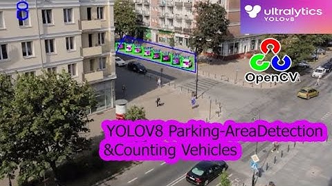 counting vehicles using yolov8 in parking area | yolov8 object detection | yolov8 count objects