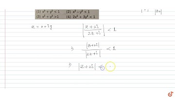 The locus of `z` satisfying the inequality `|(z+2i)/(2z+1)| lt1,` where `z=x+iy,` is :