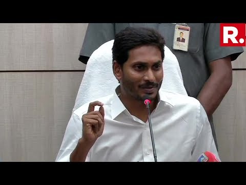 YSRCP Chief Jagan Mohan Reddy Addresses Press Briefing At The Andhra Bhawan, New Delhi