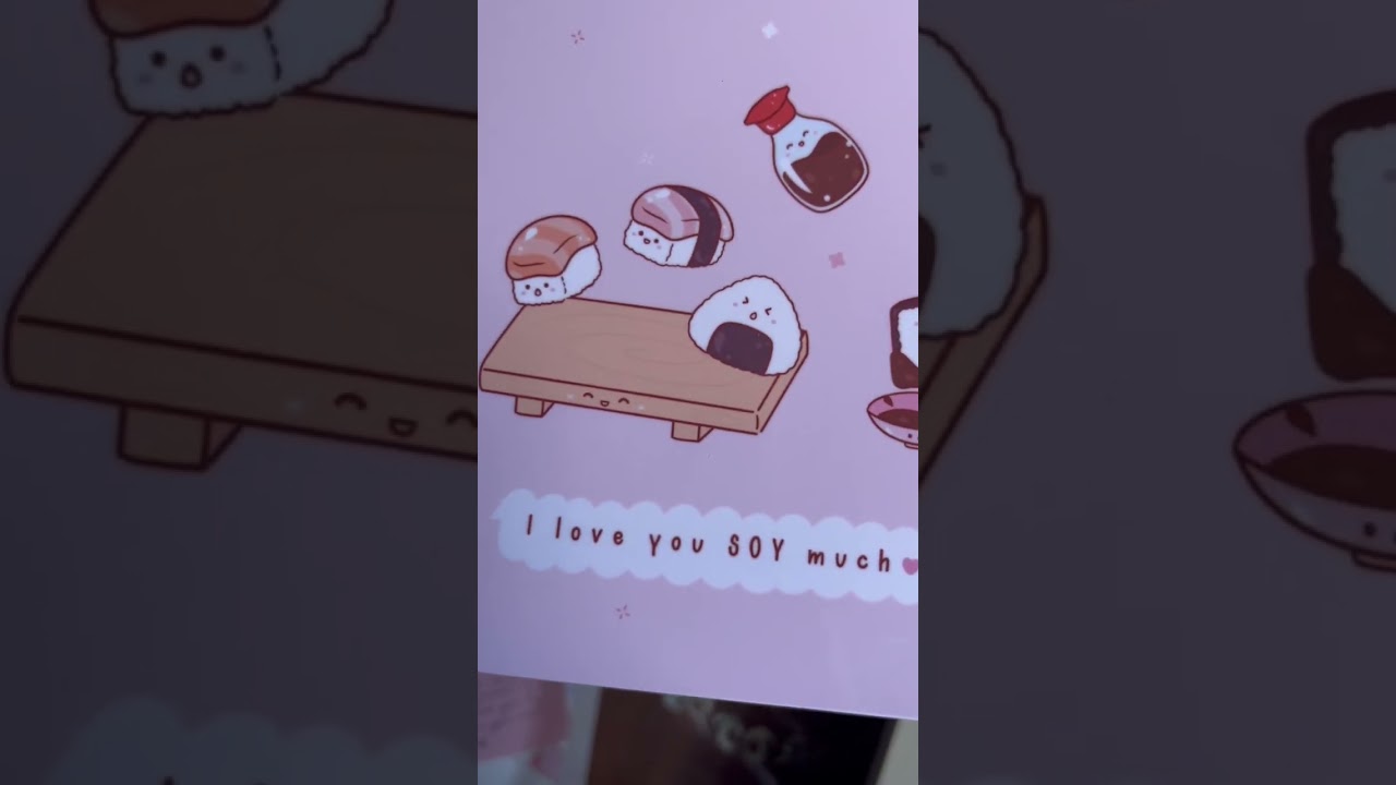 Express your love for someone with this cute greeting cards #shorts #smallbusiness #anniversarygifts