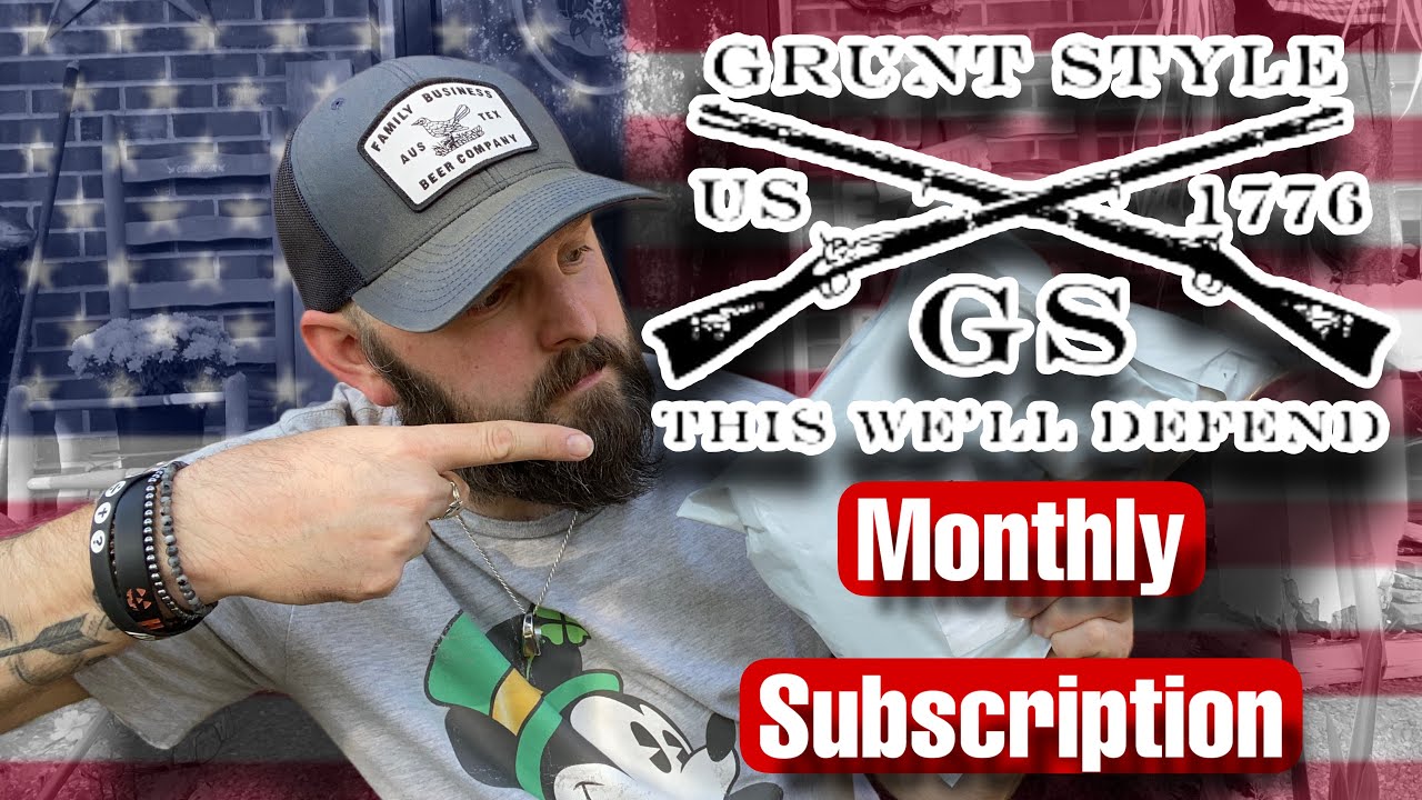 Grunt Style Monthly Subscription MYSTERY shirt opening.