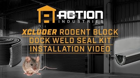 Xcluder rodent block dock weld Action Industries Installation Video