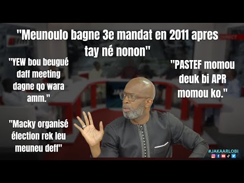 Bouba Ndour : "Tension waroul amm si deuk"