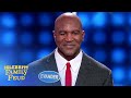Henry Cejudo tries to intimidate Evander Holyfield! | Celebrity Family Feud