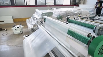 CX-1400 HOT SEALING COLD CUTTING BAG MAKING MACHINE