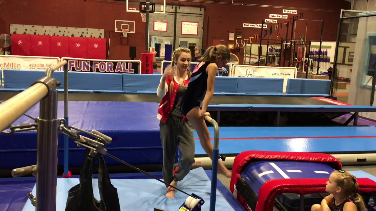 How To Coach Beginner Gymnastics Bars Casting Youtube