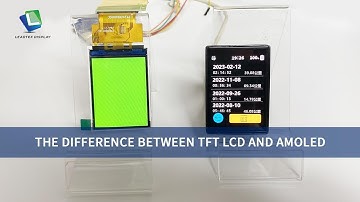 The difference between TFT LCD and AMOLED