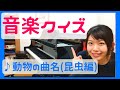 音楽クイズ:動物の曲名(昆虫編)