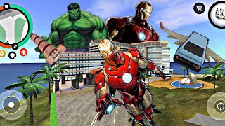 Evil Hulk Make Evil Robot | Rope Hero Vice Town Game | Kasganj Gamerz screenshot 5