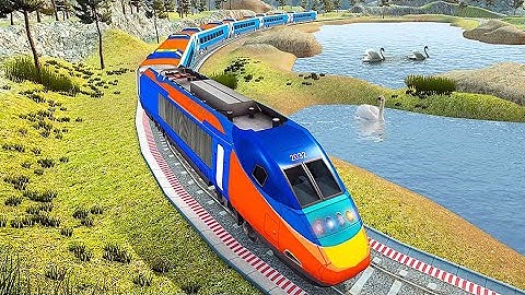 Railroad Train Simulator Games - Level 3 Using New Train