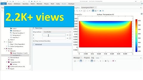 Transient Heat Conduction in COMSOL Multiphysics