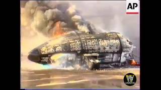 Чечня. Уничтоженные самолеты ВС ЧРИ в аэропорту 1994г.