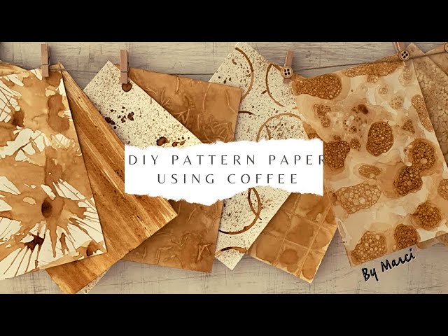 DIY Vintage Paper I Wax seal I Easy Tutorial using coffee I Luna