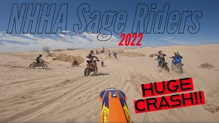 Dirtbike Desert Race  GoPro 10  HUGE CRASH!!