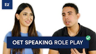 OET Speaking Role Play (Medicine): High-Scoring Sample