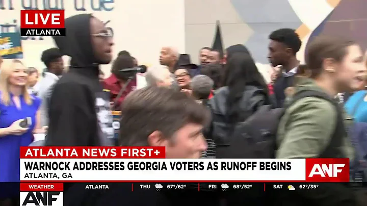WATCH LIVE: Sen. Raphael Warnock addresses Georgia...